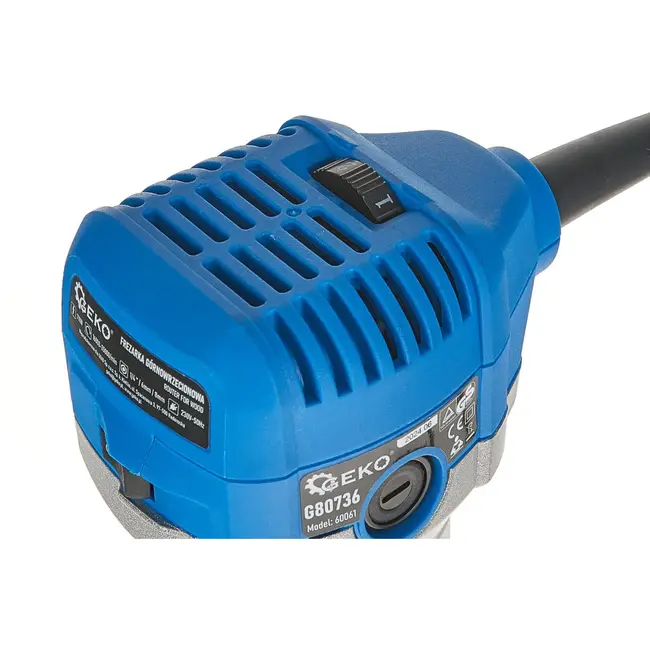 GEKO Bovenfrees - 710W - Snelheidsregeling - Inclusief Freesbits - Aluminium Behuizing