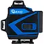 GEKO 4D laserwaterpas - 360° bereik - groene laser - zelfnivellerend - inclusief accessoires