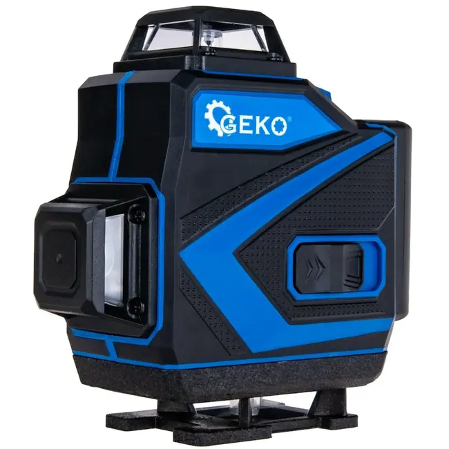 GEKO 4D laserwaterpas - 360° bereik - groene laser - zelfnivellerend - inclusief accessoires