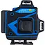 GEKO 4D laserwaterpas - 360° bereik - groene laser - zelfnivellerend - inclusief accessoires
