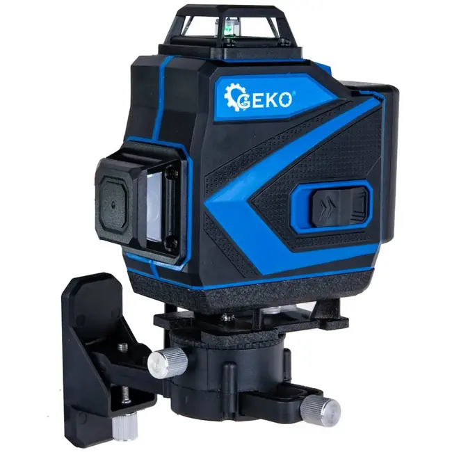 GEKO 4D laserwaterpas - 360° bereik - groene laser - zelfnivellerend - inclusief accessoires