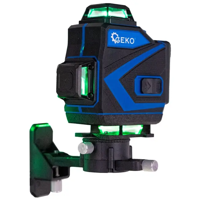 GEKO 4D laserwaterpas - 360° bereik - groene laser - zelfnivellerend - inclusief accessoires