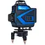 GEKO 4D laserwaterpas - 360° bereik - groene laser - zelfnivellerend - inclusief accessoires