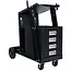 GEKO Welding kar - mobiel - 4 lades - staal - zwart
