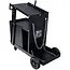 GEKO Welding kar - mobiel - 4 lades - staal - zwart