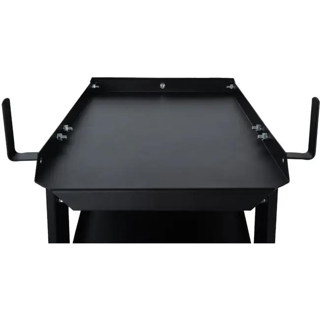 GEKO Welding kar - mobiel - 4 lades - staal - zwart