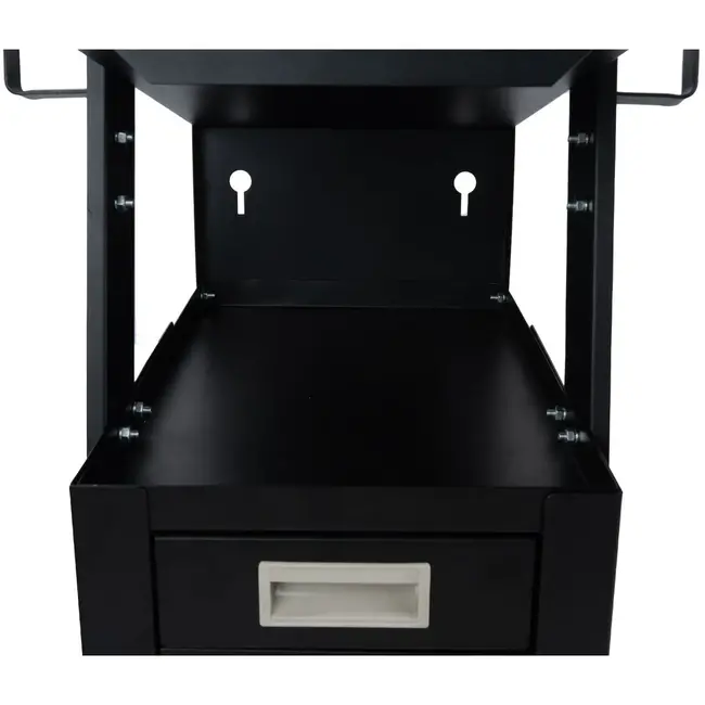 GEKO Welding kar - mobiel - 4 lades - staal - zwart