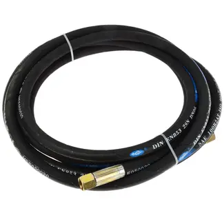 GEKO Gevlochten hydraulische slang - flexibel - 4 meter - hoge druk 80-400 bar