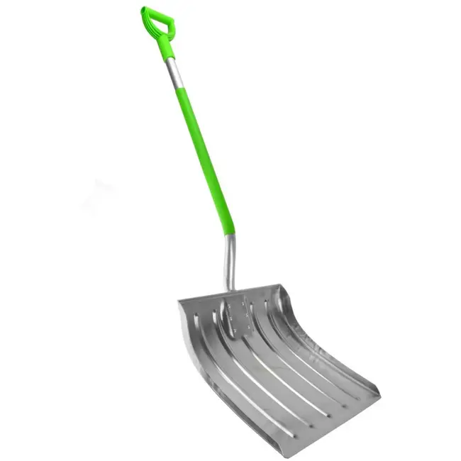 GEKO Grote aluminium sneeuwschep - robuust en lichtgewicht ontwerp - 141 cm lang