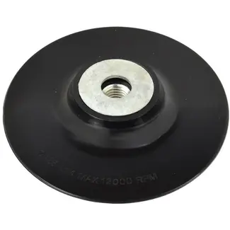 GEKO Rubberen schuurpad - 125 mm - M14x2 - Voor haakse slijpers