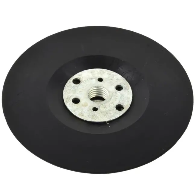 GEKO Rubberen schuurpad - 125 mm - M14x2 - Voor haakse slijpers