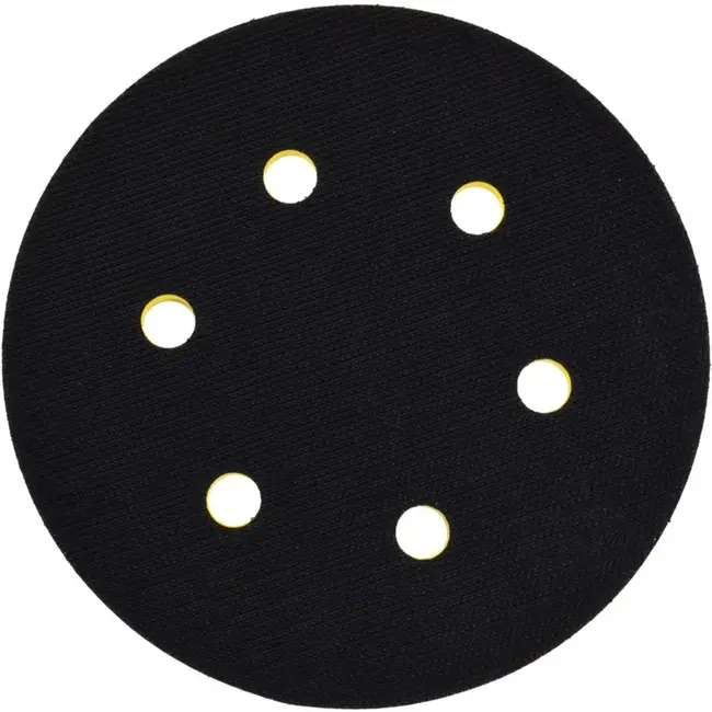 GEKO Flexibele schuurpad met klittenband - 150 mm - Stofafzuiging - Voor luchtschuurmachines