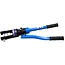 GEKO Hydraulische krimptang - 180° draaibare kop - 10-300mm² capaciteit - 12 matrijzen - Anti-slip handgreep