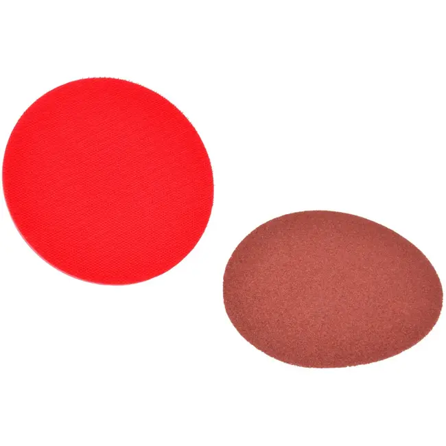 GEKO Klittenband steunschijf - 125 mm - met booradapter - veelzijdig gebruik