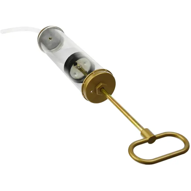 GEKO Oliezuiger - Transparant - 400 ml - Flexibele slang - T-bar plunjer