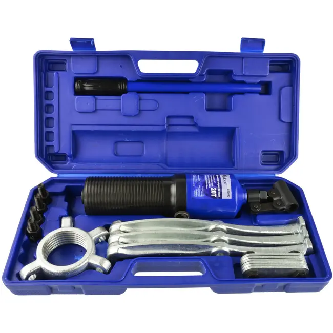 GEKO Hydraulische trekker set - multifunctioneel - 20 ton - verstelbare poten - 60-350 mm capaciteit