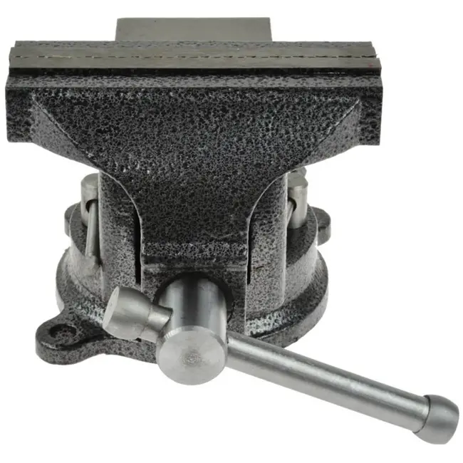 GEKO Werkbank bankschroef - 360° draaibaar - gietijzer - 125 mm