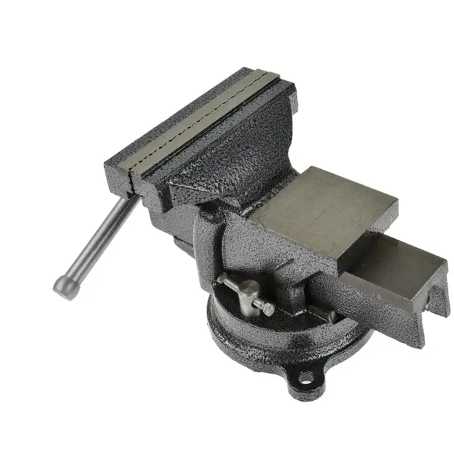 GEKO Werkbank bankschroef - 360° draaibaar - gietijzer - 125 mm