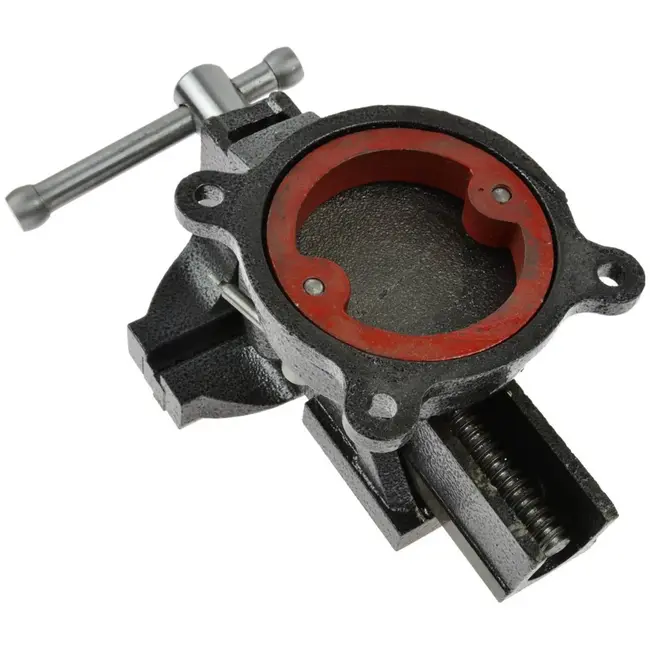 GEKO Werkbank bankschroef - 360° draaibaar - gietijzer - 125 mm