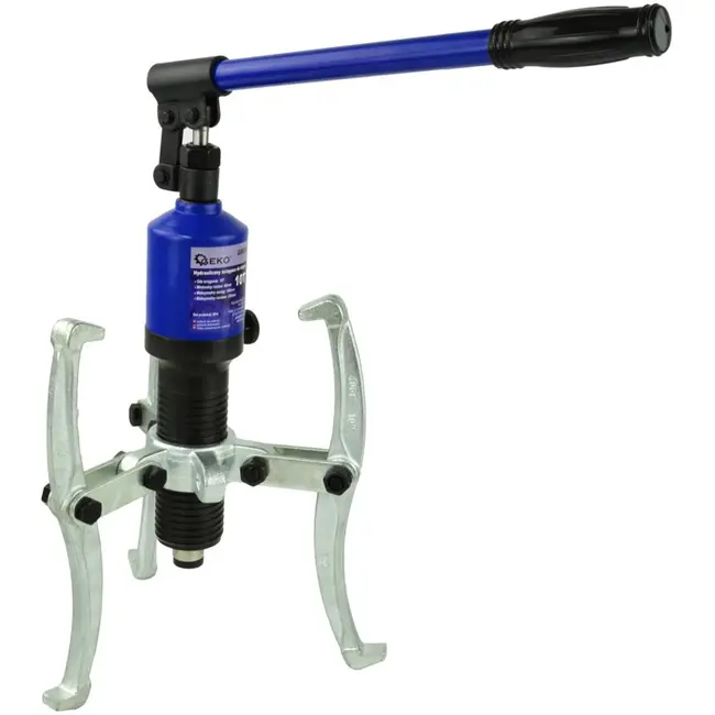 GEKO Hydraulische trekker set - 10T kracht - Verstelbare poten - 60-250 mm capaciteit - Inclusief opbergkoffer