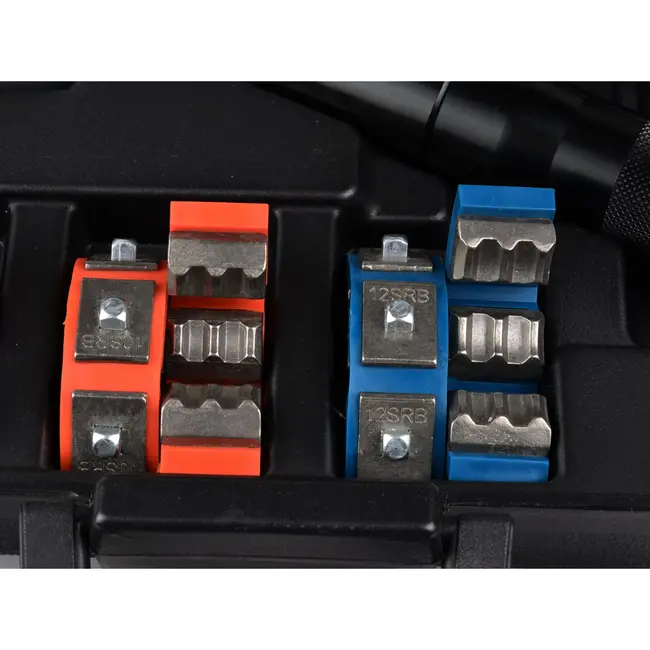 GEKO Hydraulische slangklemset - handbediend - veelzijdige matrijzen - 240 mm lengte