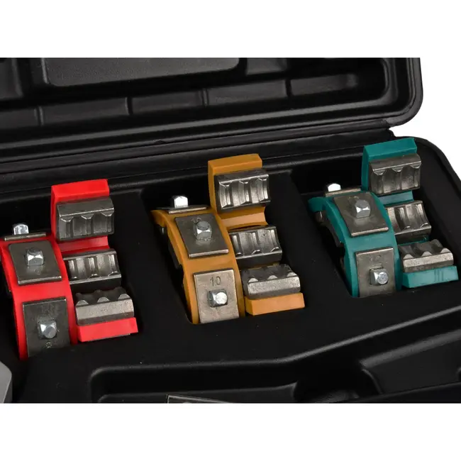 GEKO Hydraulische slangklemset - handbediend - veelzijdige matrijzen - 240 mm lengte