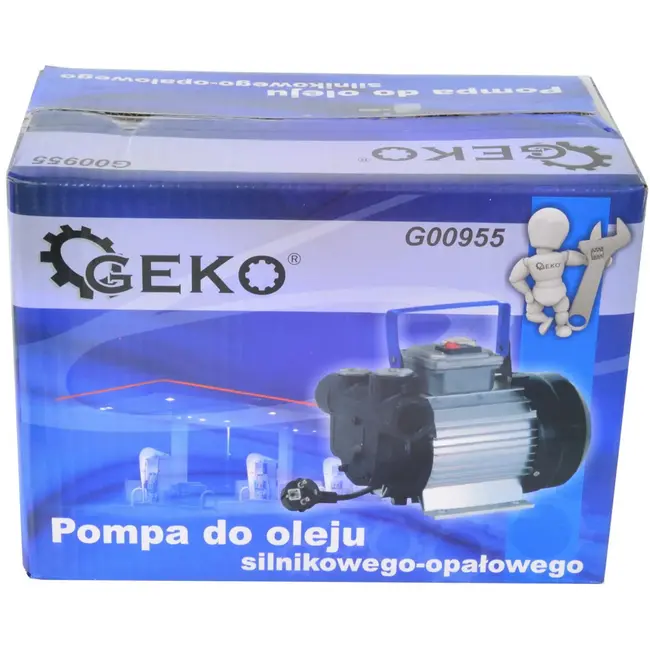 GEKO Elektrische dieselpomp - 550W - zelfaanzuigend - gietijzer - 230V