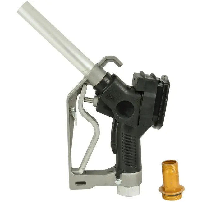 GEKO Digitale brandstofnozzle - LCD display - 20-60 L/min - Aluminium - Diesel en motorolie