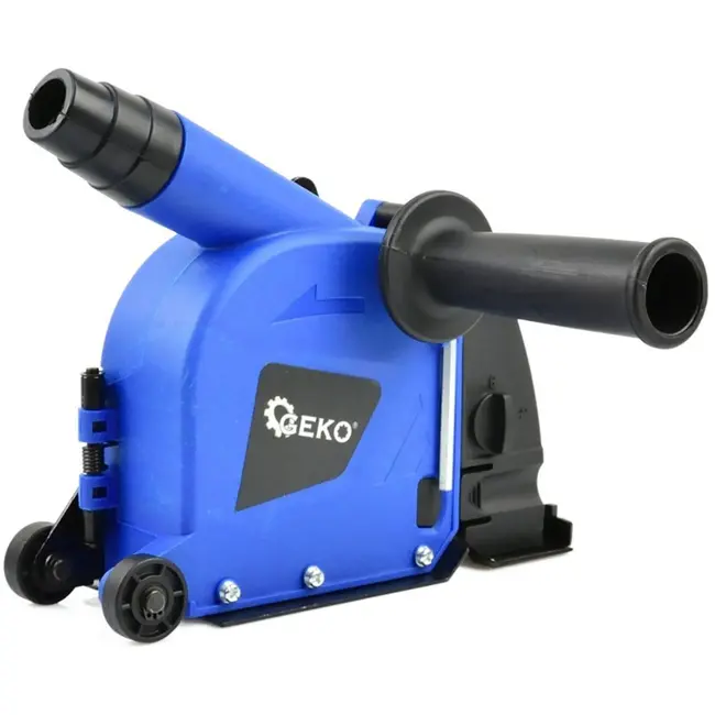 GEKO Stofkap voor haakse slijper - verstelbare diepte - 115/125 mm - met wieltjes