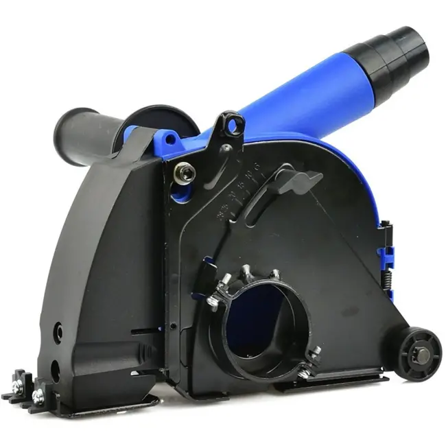 GEKO Stofkap voor haakse slijper - verstelbare diepte - 115/125 mm - met wieltjes