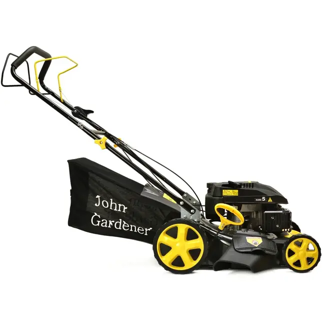 John Gardener Grasmaaier - 46 cm - 8 Hoogtestanden - Zij- en Achteruitworp - 60L opvangbak