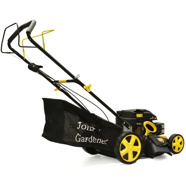 GEKO Grasmaaier - 46 cm - 8 Hoogtestanden - Zij- en Achteruitworp - 60L opvangbak