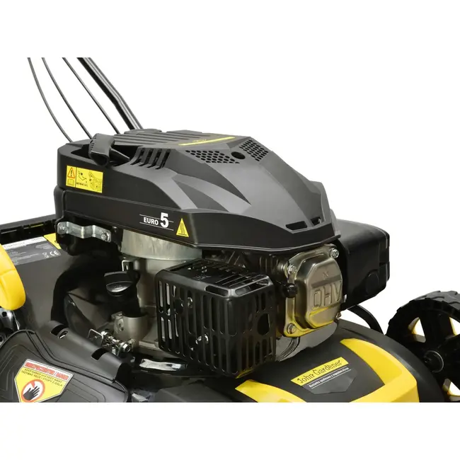 GEKO Grasmaaier - 46 cm - 8 Hoogtestanden - Zij- en Achteruitworp - 60L opvangbak