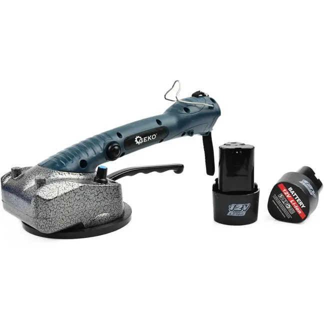 GEKO Draadloze tegelzuignap - verstelbare vibratie - 100x100 cm - incl. 2 batterijen