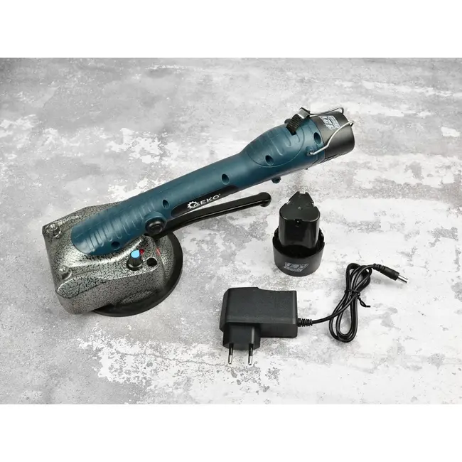 GEKO Draadloze tegelzuignap - verstelbare vibratie - 100x100 cm - incl. 2 batterijen