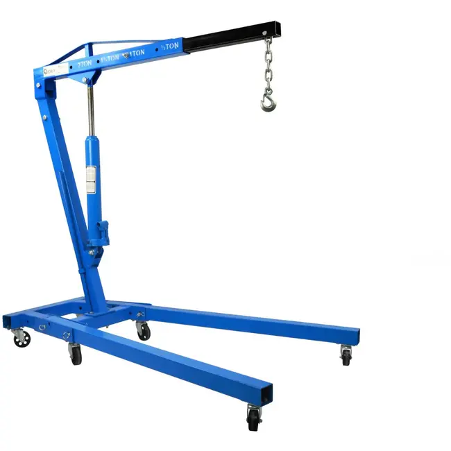 GEKO Opvouwbare motorlift - 2 ton - veelzijdige hefposities - compacte opslag