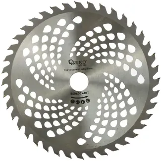 GEKO Cirkelzaagblad - 250 mm - 40T - Koelgaten - Houtbewerking
