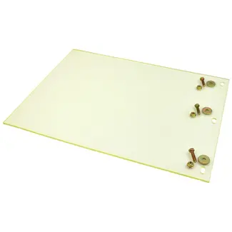 GEKO Rubbermat voor trilplaat - slijtvast - schokdempend - 400x560x6 mm