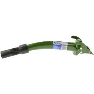 GEKO Flexibele schenktuit voor metalen jerrycan - met rubberen afdichting - geschikt voor 5, 10 en 20L