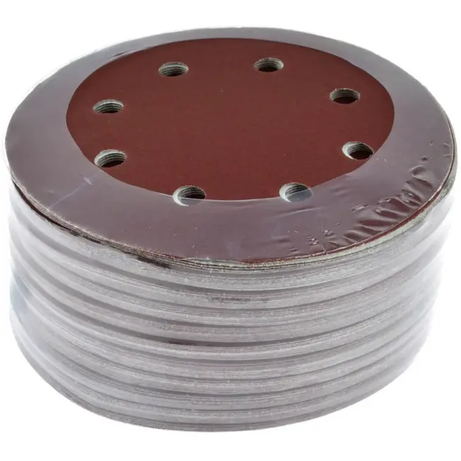 GEKO Schuurpapier met gaten - 190 mm - P120 - 100 stuks