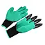 GEKO Tuinwerkhandschoenen met klauwen - Waterdicht latex - ABS klauwen - Universele maat