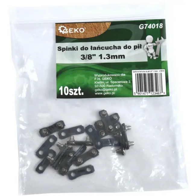 GEKO Drive links - 3/8" schaal - 1.3 mm groefbreedte - 10 stuks