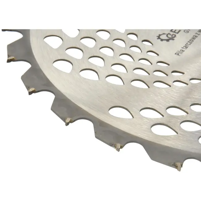 GEKO Borstelmaaierblad - Staal - 255 mm - 24 Tanden - Voor dik gras en struiken