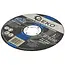 GEKO RVS snijschijf - Corundum - Glasvezelversterkt - 125 mm - 1,0 mm dikte - 10 stuks