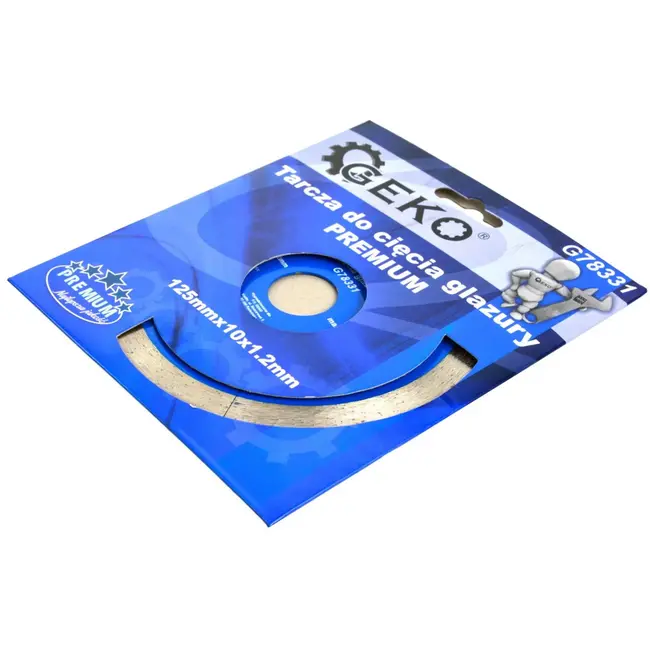 GEKO Diamantschijf - Micro Gesegmenteerd - Voor Porselein en Keramiek - 125 mm