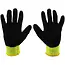 GEKO Winter werkhandschoenen - latex gecoat - isolerend - maat 9 - groen - 12 stuks