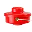 GEKO Nylon snijkop - halfautomatisch - universeel - 113 mm - rood/zwart