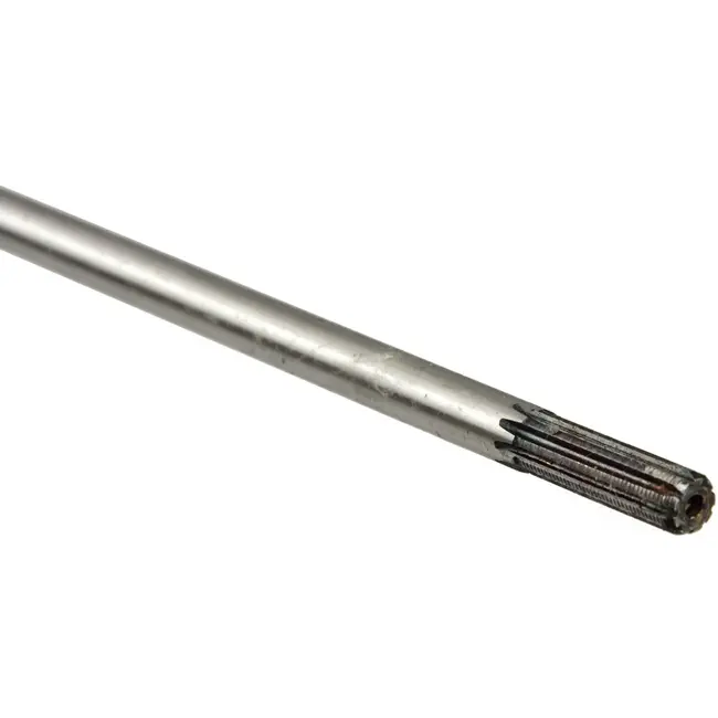 GEKO Aandrijfas - Versterkt staal - 9 tanden - 1530 mm - 8 mm diameter