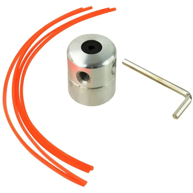 GEKO Autocut nylon snijkop - aluminium - 8 snijvlakken - 26 cm draadlengte