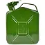 GEKO Verticale metalen jerrycan - 5L - olijfgroen - stevige constructie